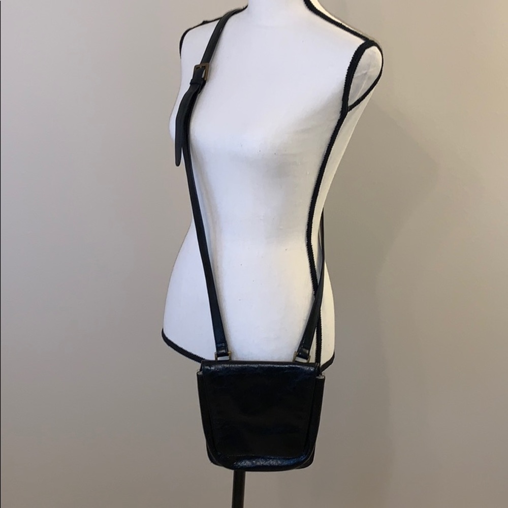 HOBO Black Leather Crossbody Bag